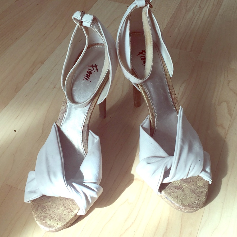 Cork screw stappy sandals
